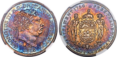 Gold Coast. Proof ½ Ackey.