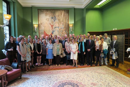 The attendees of the conference. © Photograph: Royal Numismatic Society of Belgium.