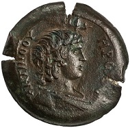 Bronze Drachm, Alexandreia, AD 134-135. ID 1944.100.58531. © Photo: American Numismatic Society.