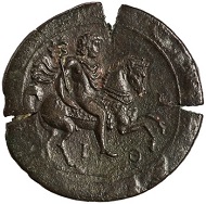Bronze Drachm, Alexandreia, AD 134-135. ID 1944.100.58531. © Photo: American Numismatic Society.