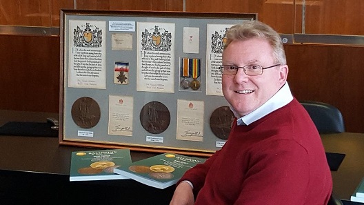 Mark Smith, who will be handling Baldwin's Medals and Orders Department.