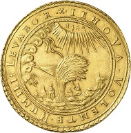 Lot 3210: GERMANY / HESSE-KASSEL. William V, 1627-1637. 10 ducats 1634, Kassel. Willow striking. Probably only known specimen in private hands. Extremely fine. Estimate: 200,000 euros. Hammer price: 220,000 euros.