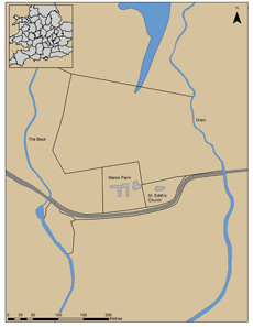 Near Little Carlton, a town in Lincolnshire, Graham Vickers discovered remnants of an important Anglo-Saxon settlement from the 8th/9th century AD. Source: University of Sheffield.