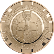 Great Britain / 5 Pounds / 22 Carat Gold / 39.94g / 38.61mm / Design: Ian Rank-Broadley FRBS (obverse) and Emma Noble (reverse) / Mintage: 120.