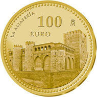 Spain / 100 Euros / Gold .999 / 6.75g / 23mm / Mintage: 2,500.