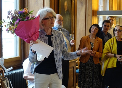 Hortensia von Roten at the farewell celebration. Photo: UK.