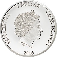 Cook Islands / 1 dollar / .999 silver / 3 g / 26 mm / mintage: 2016.
