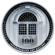 The 2-ounce sterling silver medallions celebrate the Johannesburg Art Gallery.