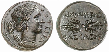 Syracuse. Agathocles. Bronze, ca. 305-295. From Gorny & Mosch Auction 208 (2012), 1164.