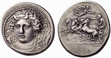 Syracuse. Tetradrachm, 406-400. From Numismatica Ars Classica Auction 54 (2010), 56.