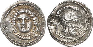 Tarsus (Cilicia). Datames. Stater, 378-372. From Gorny & Mosch Auction 237 (2016), 1489.