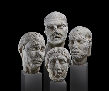 Roman portrait heads. Lent by Museo archeologico regionale 'Paolo Orsi' di Siracusa. Photo: © Ashmolean Museum, University of Oxford.