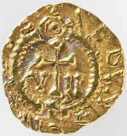 Merovingians. Triens of mintmaster Gratus, 600-650. Photo: Swiss National Museum.