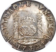 Lot 31109: Mexico 1732 Philip V 8 Reales.