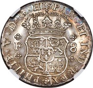 Lot 31109: Mexico 1732 Philip V 8 Reales.