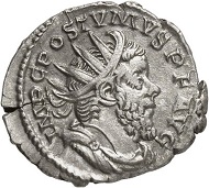 Antoninianus, Cologne, 263. Rev. HERC DEVS-ONIENSI gable temple with Hercules. From the forthcoming Jacquier Auction 42 (16.9.16), Lot 531. Almost extremely fine. Estimate: 200 euros.