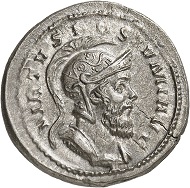 Denarius (billon off-metal strike from an aureus die), Cologne, fall of 261. Rev. VICTORIA AVG Victory riding biga r. From the forthcoming Jacquier Auction 42 (16.9.16), Lot 509. Extremely fine. Estimate: 8,000 euros