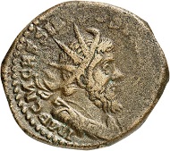 Double sestertius, Cologne, 261. Rev. HERCVLI MAGVSANO Hercules r. From the forthcoming Jacquier Auction 42 (16.9.2016), Lot 657. Very fine. Estimate: 350 euros.