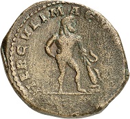 Double sestertius, Cologne, 261. Rev. HERCVLI MAGVSANO Hercules r. From the forthcoming Jacquier Auction 42 (16.9.2016), Lot 657. Very fine. Estimate: 350 euros.