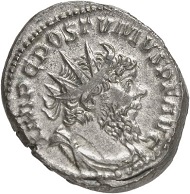 Antoninianus. Cologne, beginning of 269. Rev. PM TR - P X COS V P P Emperor. From the forthcoming Jacquier Auction 42 (16.9.2016), Lot 602. Extremely fine. Estimate: 1,000 euros.
