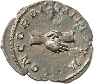 Marius. Antoninianus, Trier. From the forthcoming Jacquier Auction 42 (16.9.2016), Lot 704. Almost extremely fine. Estimate: 800 euros.