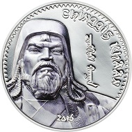 Mongolia / 1000 Togrog / Silver .999 / 1 Ounce / 38,61mm / Mintage: 1000.