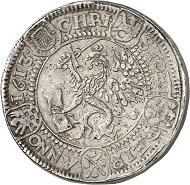 5007 - Triple reichstaler 1613, Stettin. Probably unique. Very fine. Künker Auction 283 (September 29, 2016), lot 5007. Estimate: 20,000 euros.