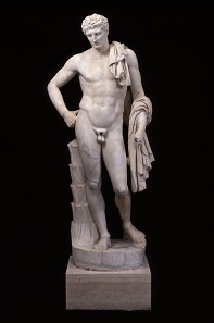 The Lansdowne Hermes. Roman, first half of 2nd century A.D. Marble. SBMA, Gift of Wright S. Ludington.