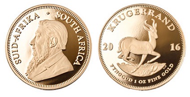 The Krugerrand from 2016. Photo: South African Mint.