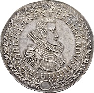 3 1/2 taler 1629 (on the coronation of Ferdinand III). Prague Mint.