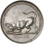 France. Medal 1803 by R. V. Jeuffroy on the breaking of the Treaty of Amiens and the occupation of Hanover. From London Coin Galleries auction in association with Künker on 1 November 2016, from multiple lot 1278. Estimate: GBP 250.