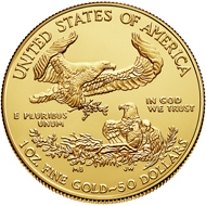 The American Eagle in gold has been issued since 1986. Photo: US Mint.