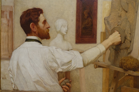 Kenyon Cox (1856-1919) Augustus Saint-Gaudens, oil painting 1908, Metropolitan Museum of Art / Photo: Ursula Kampmann.