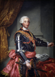 Portrait of Charles III by Anton Raphael Mengs, 1761.