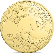 France / 500 euros / 5oz .999 gold / 155.5g / 50mm / Mintage: 99.