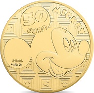 France / 50 euros / 1/4oz .920 gold / 8.45g / 22mm / Mintage: 1,000.