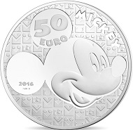 France / 50 euros / 5oz .950 silver / 163.80g / 50mm / Mintage: 500.
