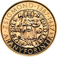 Hungary / 50,000 HUF/ .986 Au / 3.491 g / 20mm / Designer: Soltra E. Tamas.
