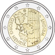 Finland / 2 euros / 27.75mm / 8.5g / Design: Nora Tapper / Mintage: 989,000 (UNC), 11,000 (proof).