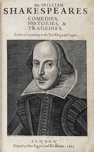 William Shakespeare. Portrait on the legendary