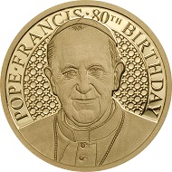 Cook Islands. 5 Dollars 2016. 1/100 oz. 11 mm. Gold. 9999. Proof-like. Design: Coin Invest Trust. Mint: B. H. Mayer's Kunstprägeanstalt, Munich. Mintage: 10000 Pcs.