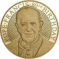 Cook Islands. 250 Dollars 2016. 1 oz. 65 mm. Gold. 9999. Proof-like. Design: Coin Invest Trust. Mint: B. H. Mayer's Kunstprägeanstalt, Munich Mintage: 999 Pcs.