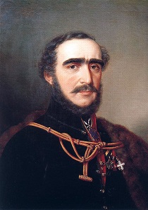 Count István Széchenyi. Painting by Miklós Barabás, 1848.