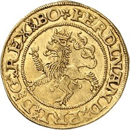 Ferdinand I. Ducat 1547, Prague. Künker 285 (2017), 218. Estimate: 15,000 euros.