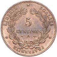 The Sou or 5 Centimes Coin.