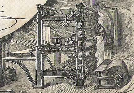 Marinoni rotation press.