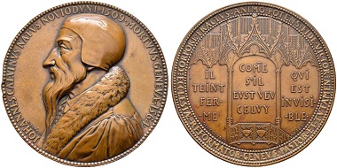 Zurich. Bronze medal 1835 by A. Bovy. From the auction Sincona 29 (2016), 2390.
