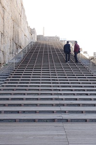 The modern staircase in Persepolis. Photo: KW.