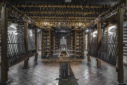 A glance into a small part of the armoury, which is spread across several floors. Photo: © UMJ.