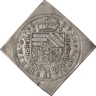 Charles II, Archduke of Austria. Taler-klippe 1586, Graz. From the Coin Cabinet of the Joanneum. Inv.-Nr. MK 55.075. Exhibition catalogue 78. Photo: © UMJ.